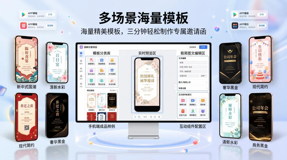 商务会议电子请柬在线制作攻略｜正式邀约零失误，小白也能快速上手